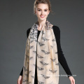 30 D Butterfly Printing Polyester Chiffon Scarf